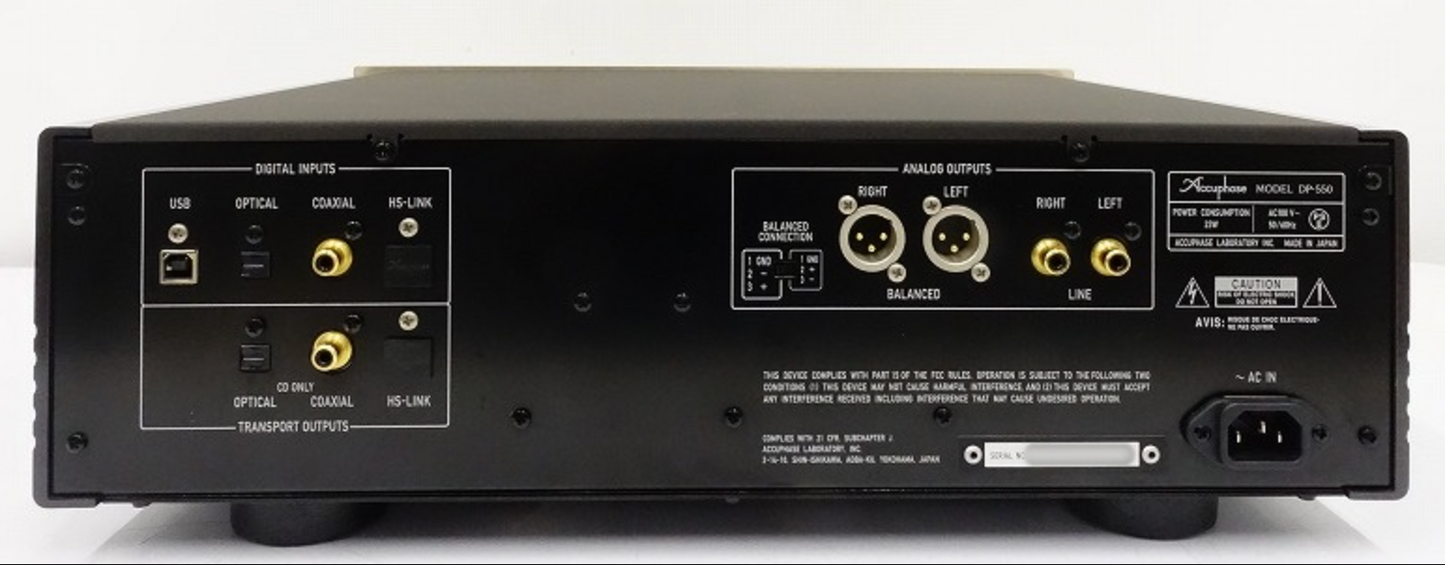 Accuphase DP-550 SACD/CD Player
