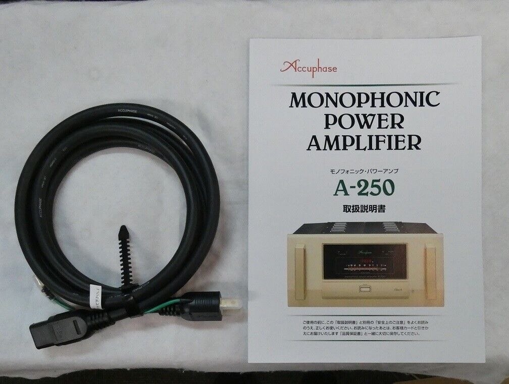 Accuphase A-250 Monoblock Power Amplifier Pure A Class