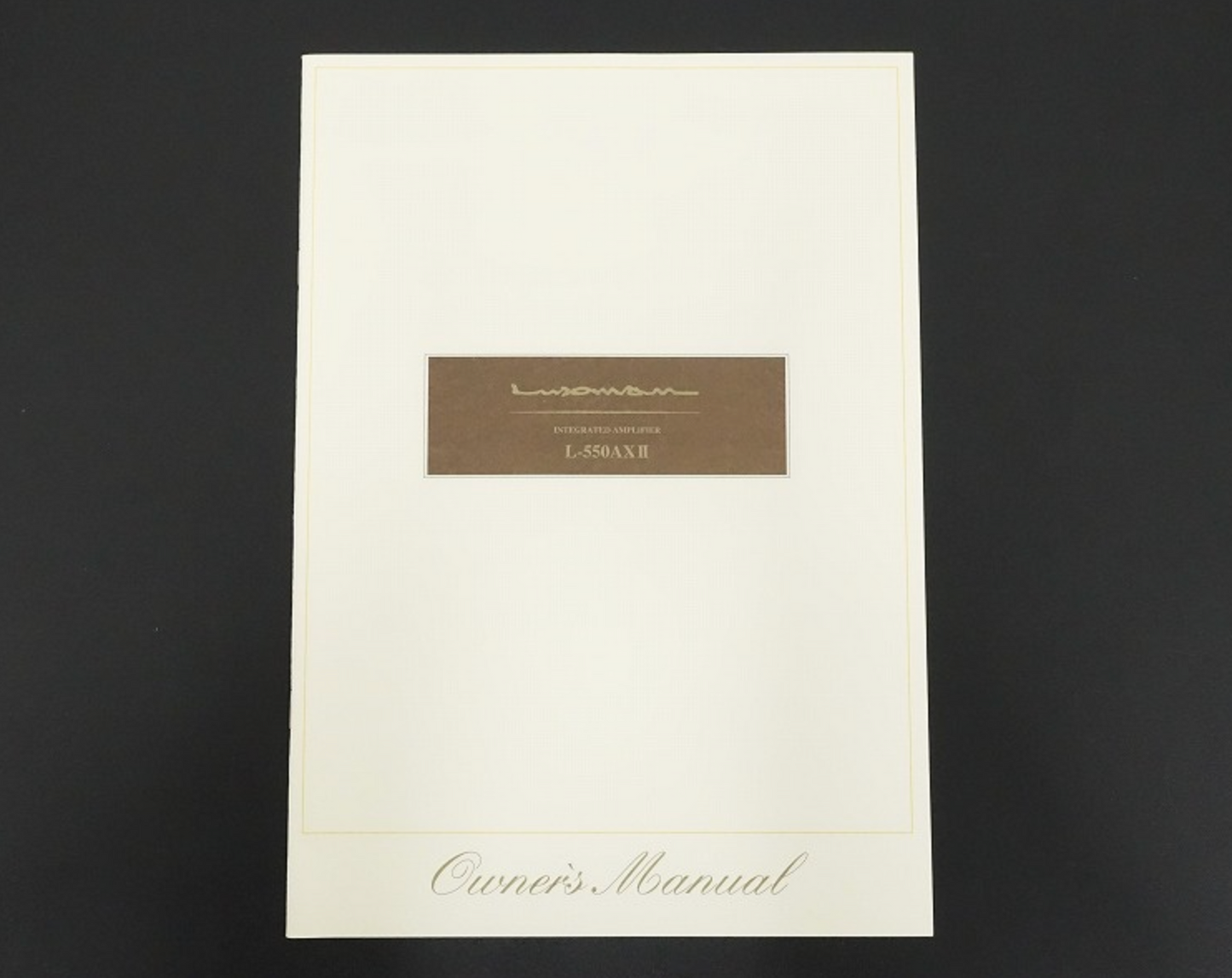 LUXMAN L-550AXII L-550AX Mark II Integrated Amplifier Premain Pure IN STOCK