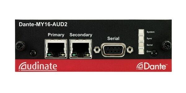 YAMAHA Audinate Dante-MY16-AUD 2 Mini-YGDAI Network Audio Interface Card NEW
