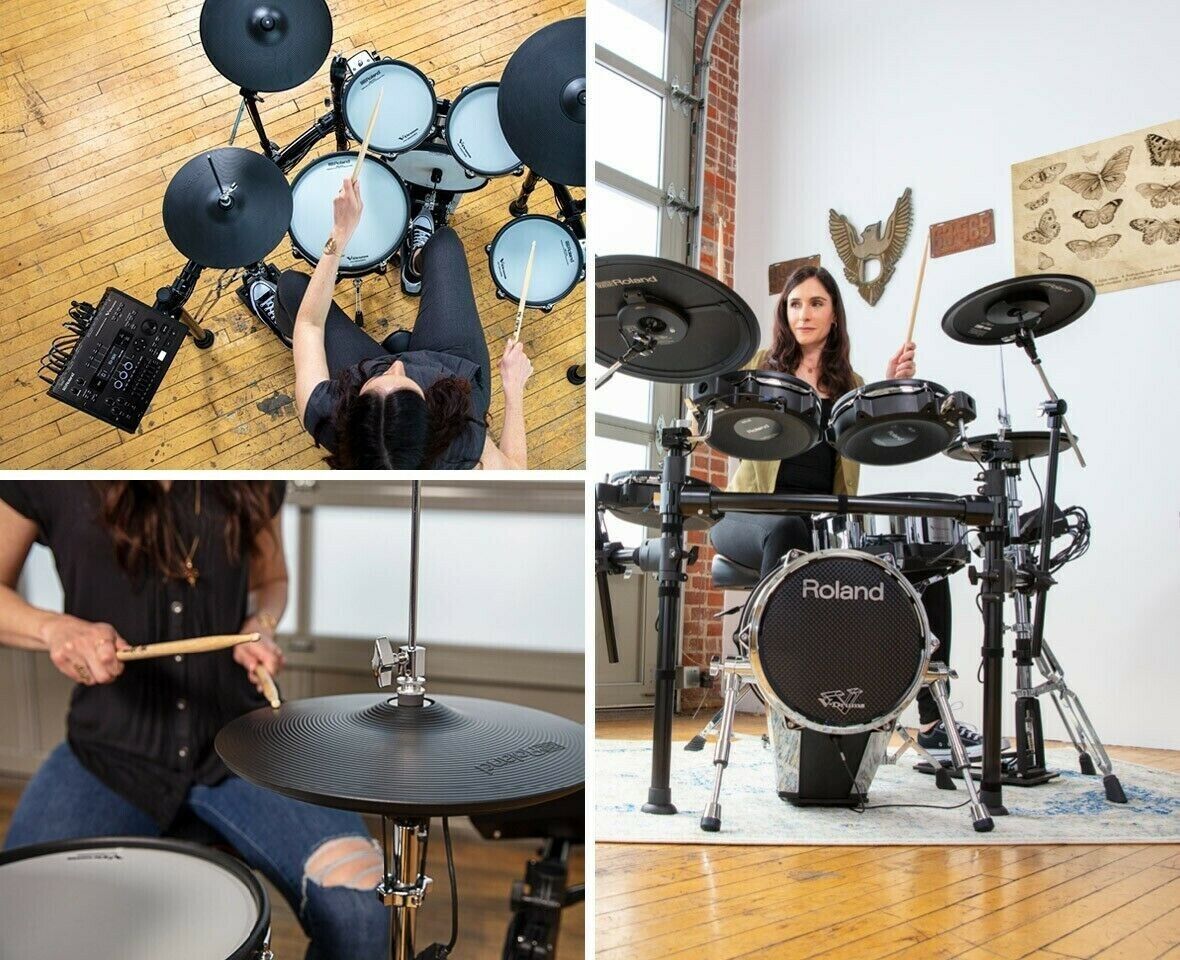 Roland TD-50K2 + MDS-GND2 + KD-140-BC Electronic Drum Set TD-50X VH-14D V-Drums