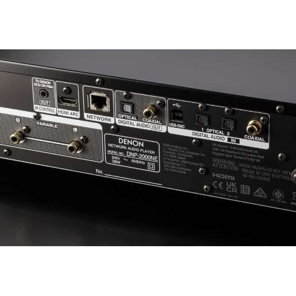 Denon DNP-2000NE Digital Audio Player Black Wireless Multi-Room 100V NEW