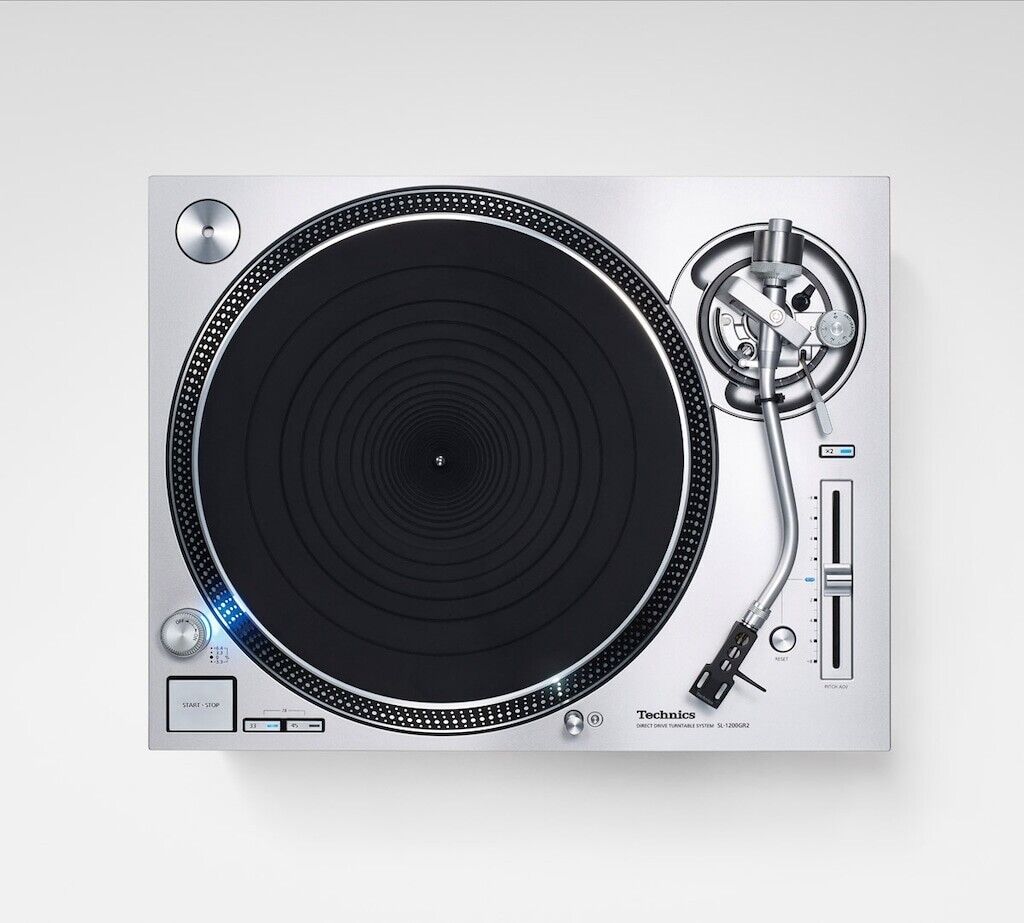 NEW Technics SL-1200GR2-S Silver Hi-Fi audio Direct Drive Turntable 100V