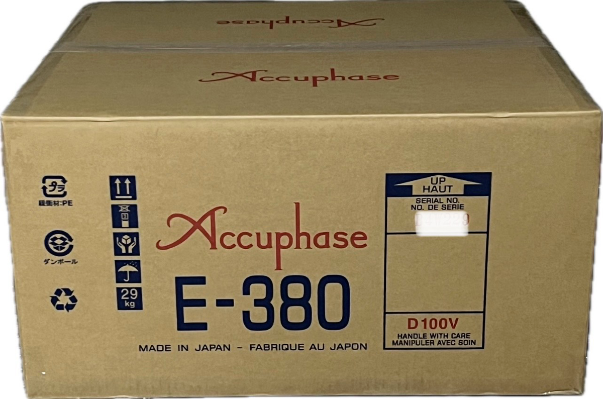 Accuphase E-380 Integrated Stereo Amplifier Gold AC100V 50/60Hz 292W NEW