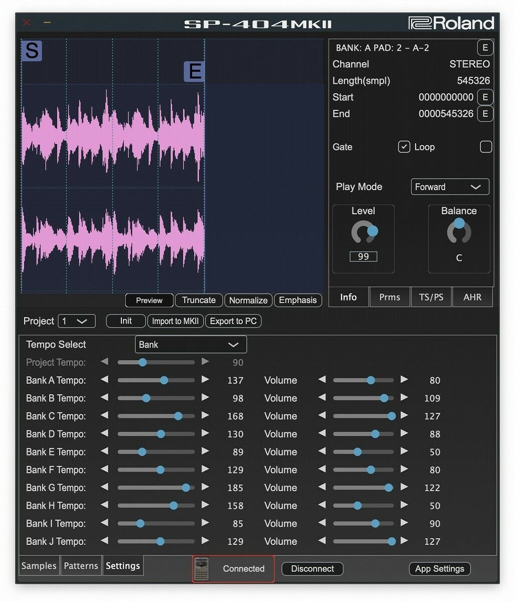 Fast Shipping Roland SP-404MKII Creative Liner Wave Sampler Effector Beatmaking