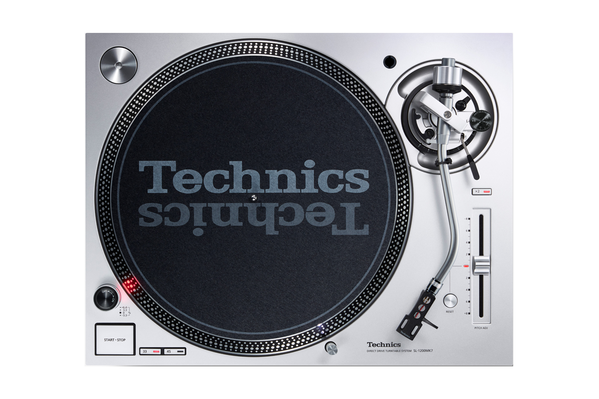 Technics SL-1200MK7-S Silver 2 Units Pair Direct Drive DJ Turntable NEW