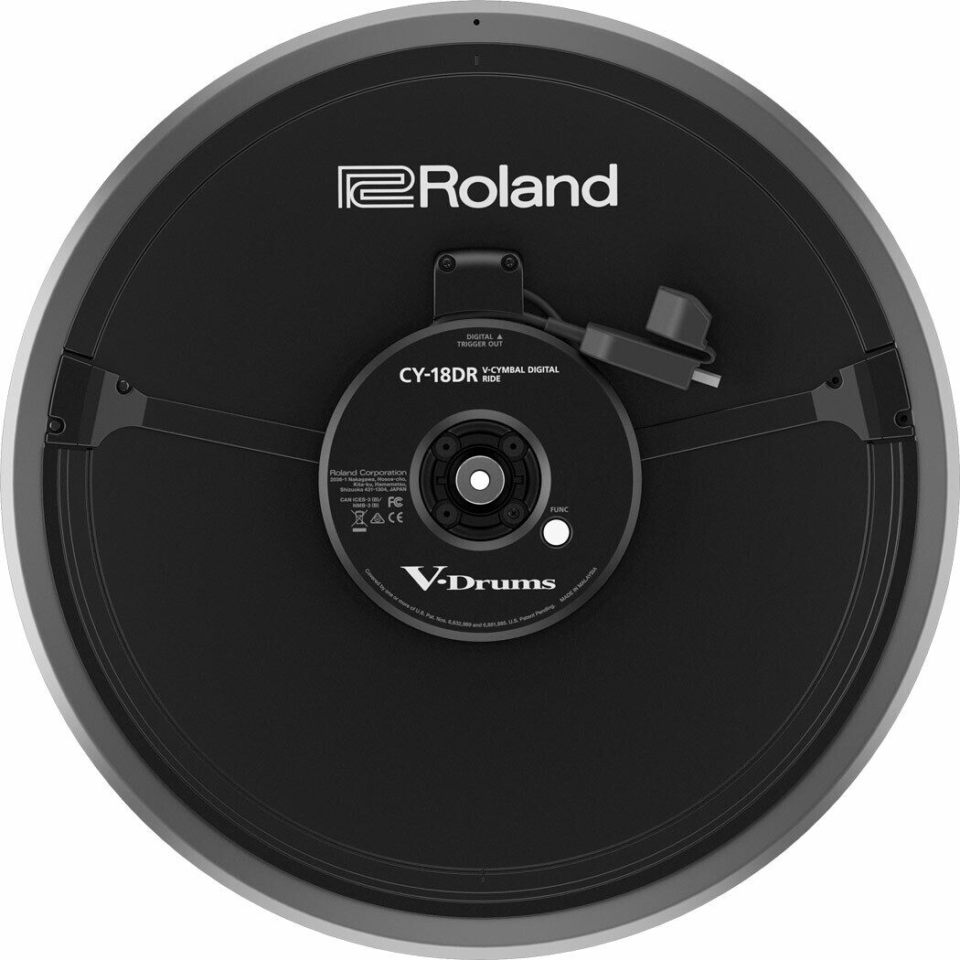 Fast Shipping Roland CY-18DR V-Cymbal Digital Ride Crash Cymbal 18 Inch V-Drum