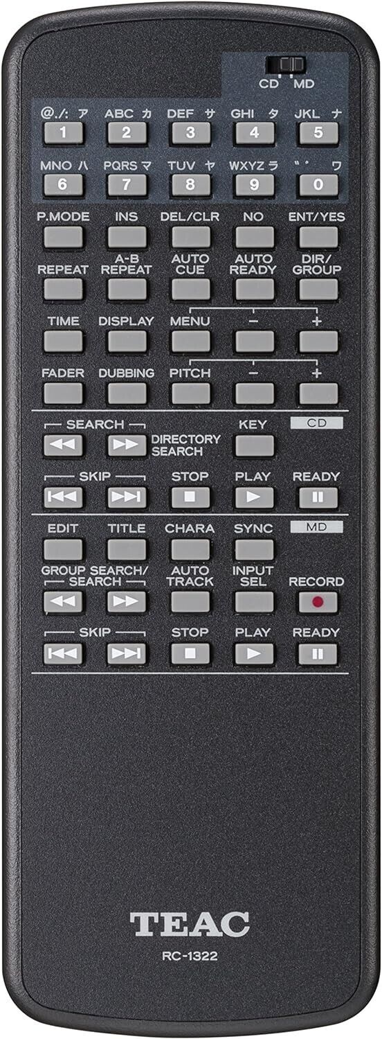 TEAC MD-70CD-S CD Player/MD Recorder Silver Mini Disc/CD Combination Deck 100V