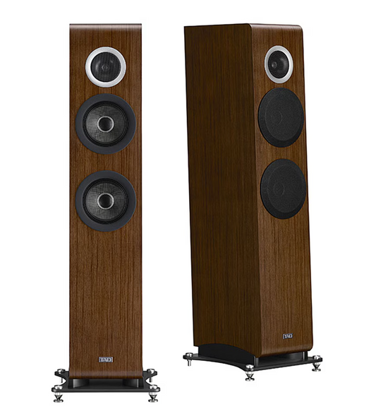 TAD E2-WN Evolution Two Floorstanding Speakers Walnut Pair NEW