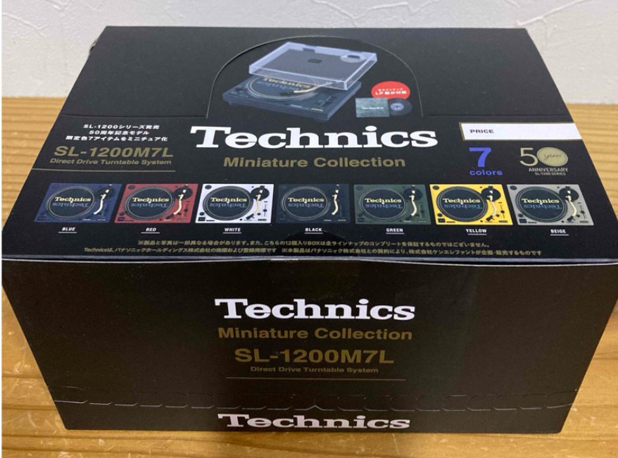 Technics SL-1200M7L Miniature Collection Unopened BOX of 12 Boxes NEW IN STOCK