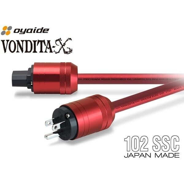 OYAIDE VONDITA-X Power Cable 1.8m / 5.9ft 102SSC NEW