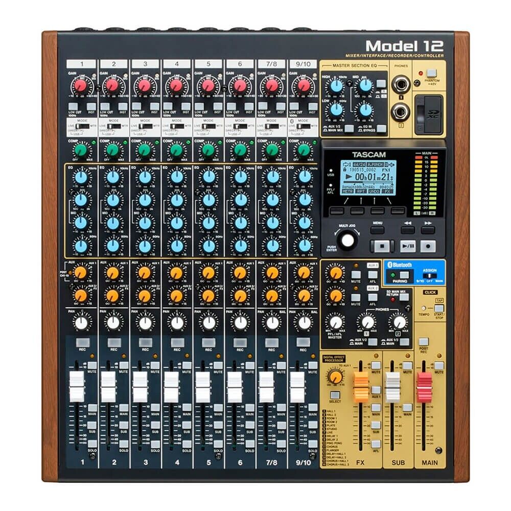 TASCAM Model 12 12-Track Multitrack Recorder USB Audio Interface NEW