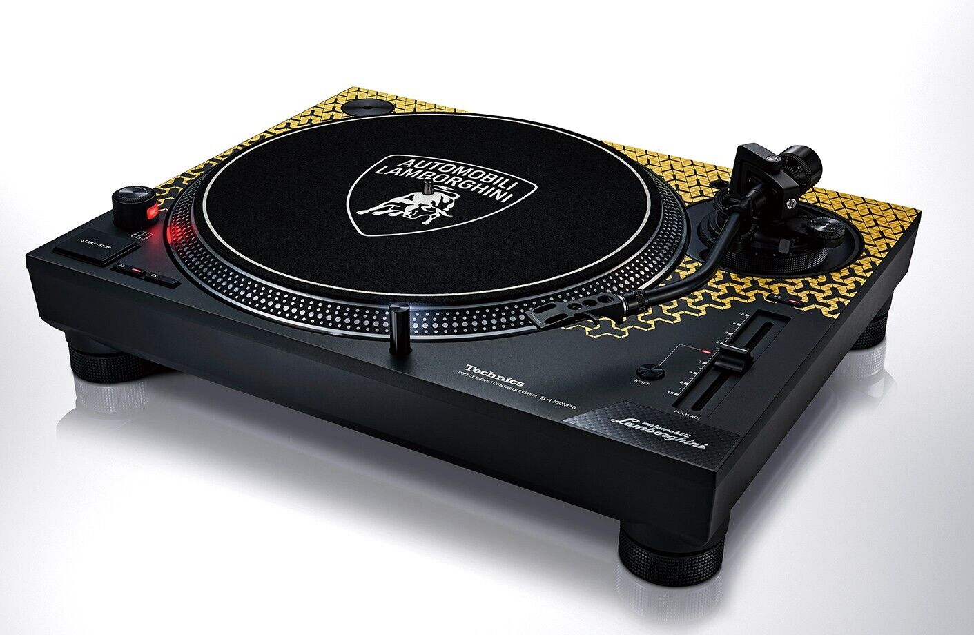 Technics & Lamborghini collaboration SL-1200M7B-Y DJ Turntable Yellow SL-1200MK7