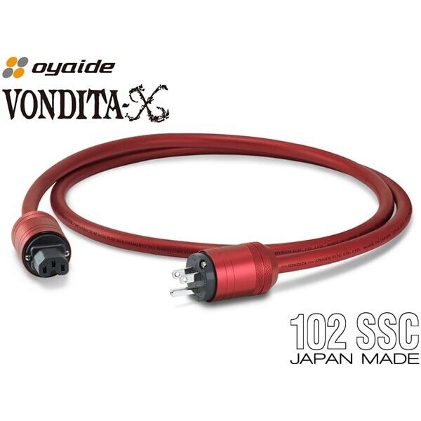 OYAIDE VONDITA-X Power Cable 1.8m / 5.9ft 102SSC NEW