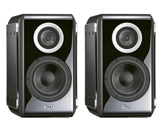 TAD TAD-ME1-K piano-black 3-way bass reflex speaker pair NEW