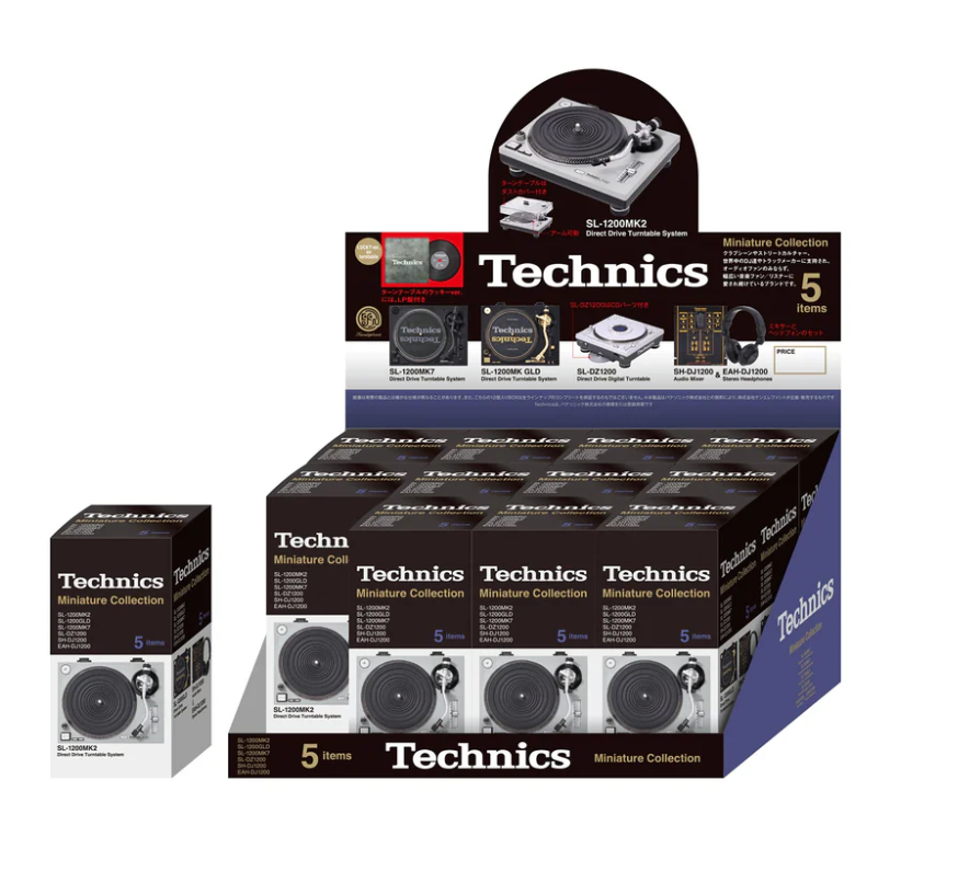 Technics Miniature Collection BOX SET Version 12 piece Set of 5 Types NEW