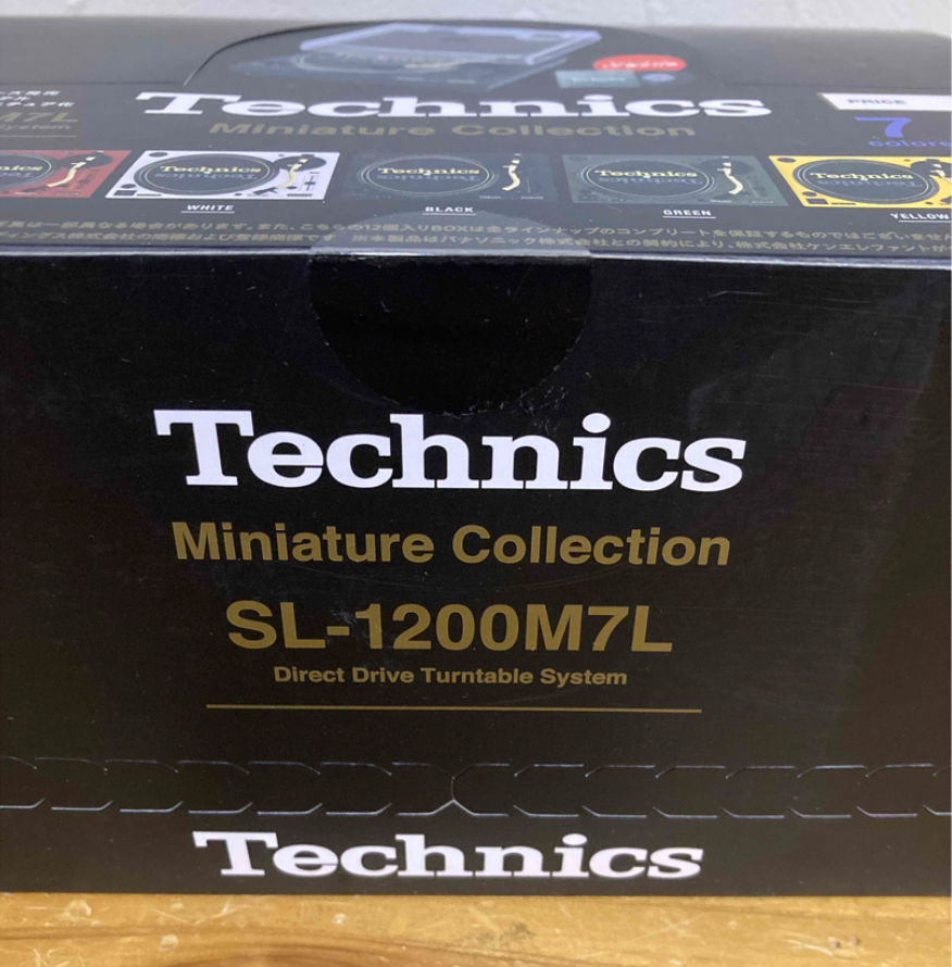 Technics SL-1200M7L Miniature Collection Unopened BOX of 12 Boxes NEW IN STOCK