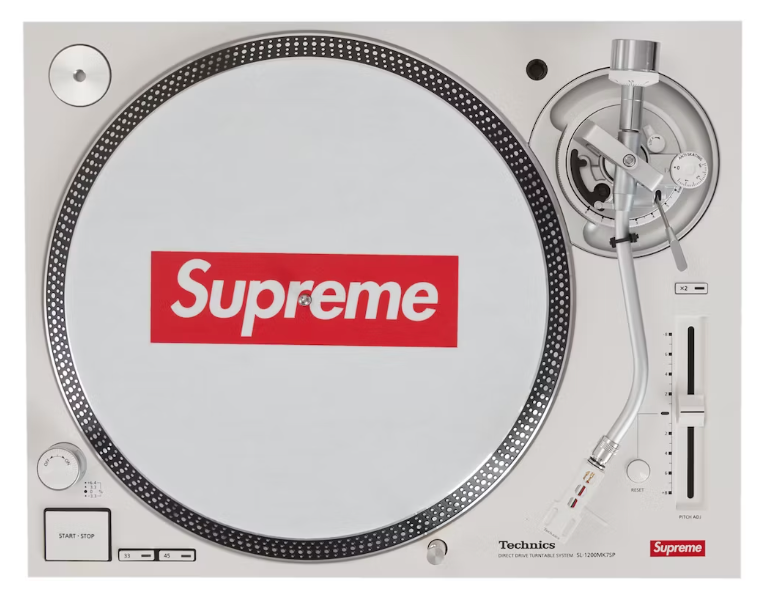 Supreme Technics SL-1200MK7 DJ Turntable Model Limited White NEW