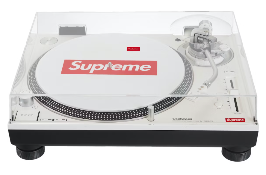 Supreme Technics SL-1200MK7 DJ Turntable Model Limited White NEW