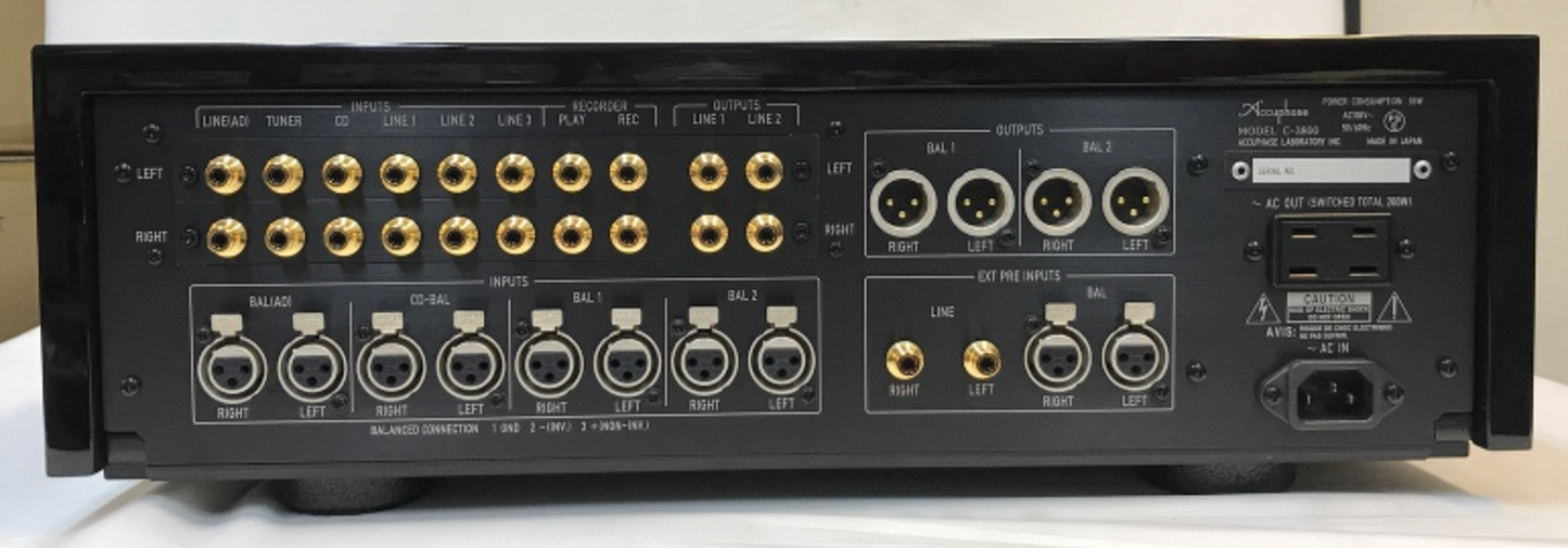 ACCUPHASE C-3800 Pre Amplifier Stereo Control Amplifier