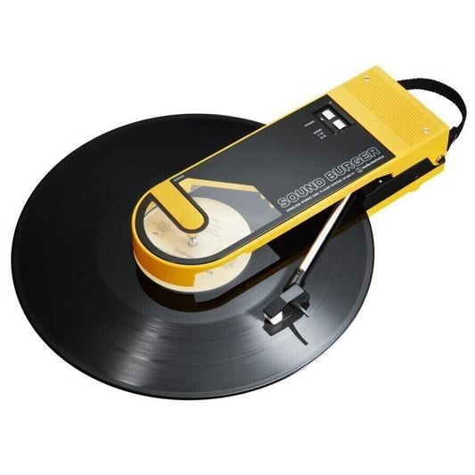 Audio Technica Sound Burger AT-SB727 Yellow Portable Turntable Bluetooth NEW