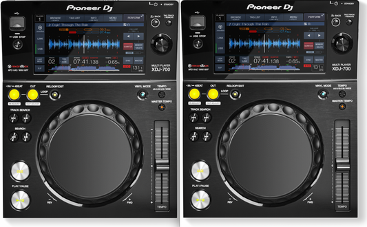 Pioneer DJ XDJ-700 2 Units Pair DJ Controller Turntable Rekordbox Compact NEW