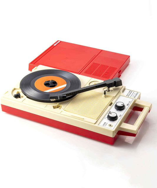 ANABAS audio GP-N3R Nostalgic Portable Vinyl Records Player LP 100V