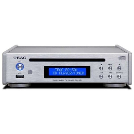 Teac PD-301-X/S CD Player With Wide FM Tuner Usb Silver 100V NEW