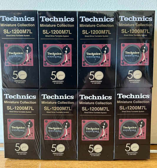 Technics SL-1200ML7 Miniature Collection 50th Random 8 Pieces Pack NEW