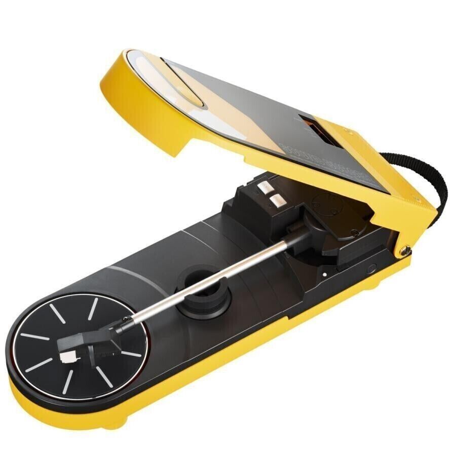 Audio Technica Sound Burger AT-SB727 Yellow Portable Turntable Bluetooth NEW