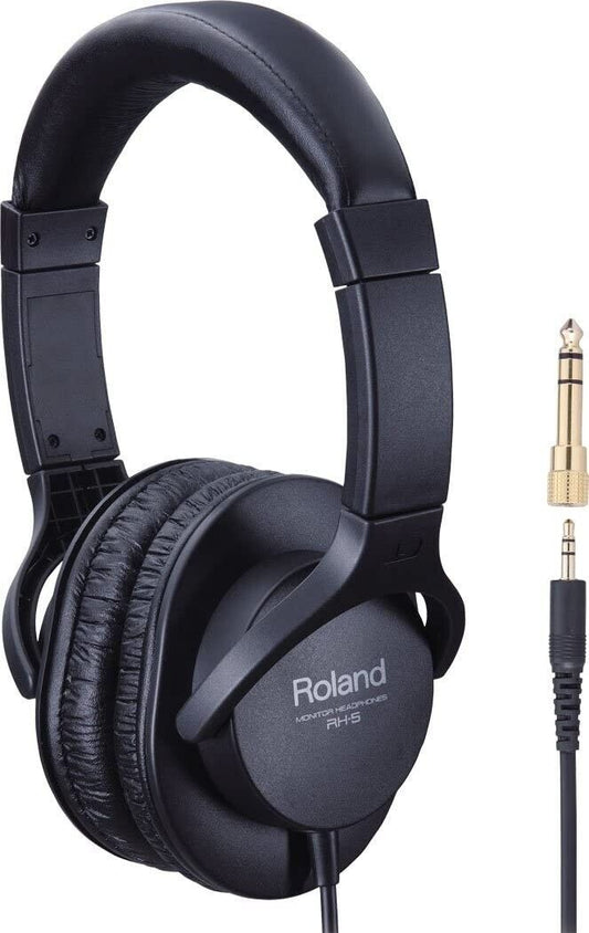 Fast Shipping Roland RH-5 Monitor Headphones Black for Digital Piano V-Drums