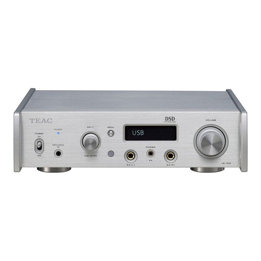 TEAC UD-505-X Silver USB DAC Compact Headphone Amplifier 100V NEW