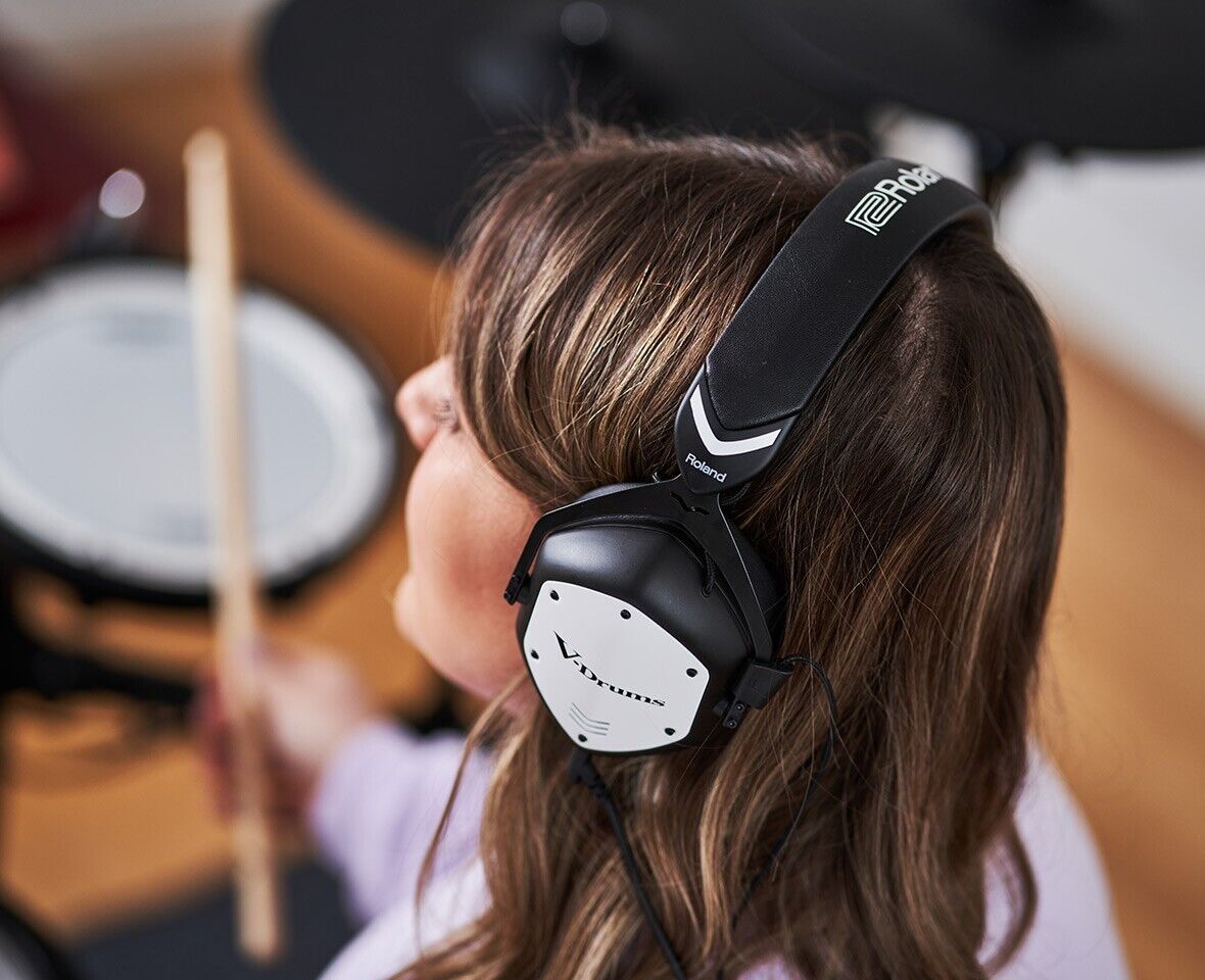 NEW Release!! Roland VMH-D1 Headphones for V-drums V-MODA 2/25 on