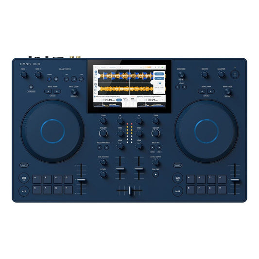 AlphaTheta OMNIS-DUO Portable All-in-One System Bluetooth DJ Controller Pre