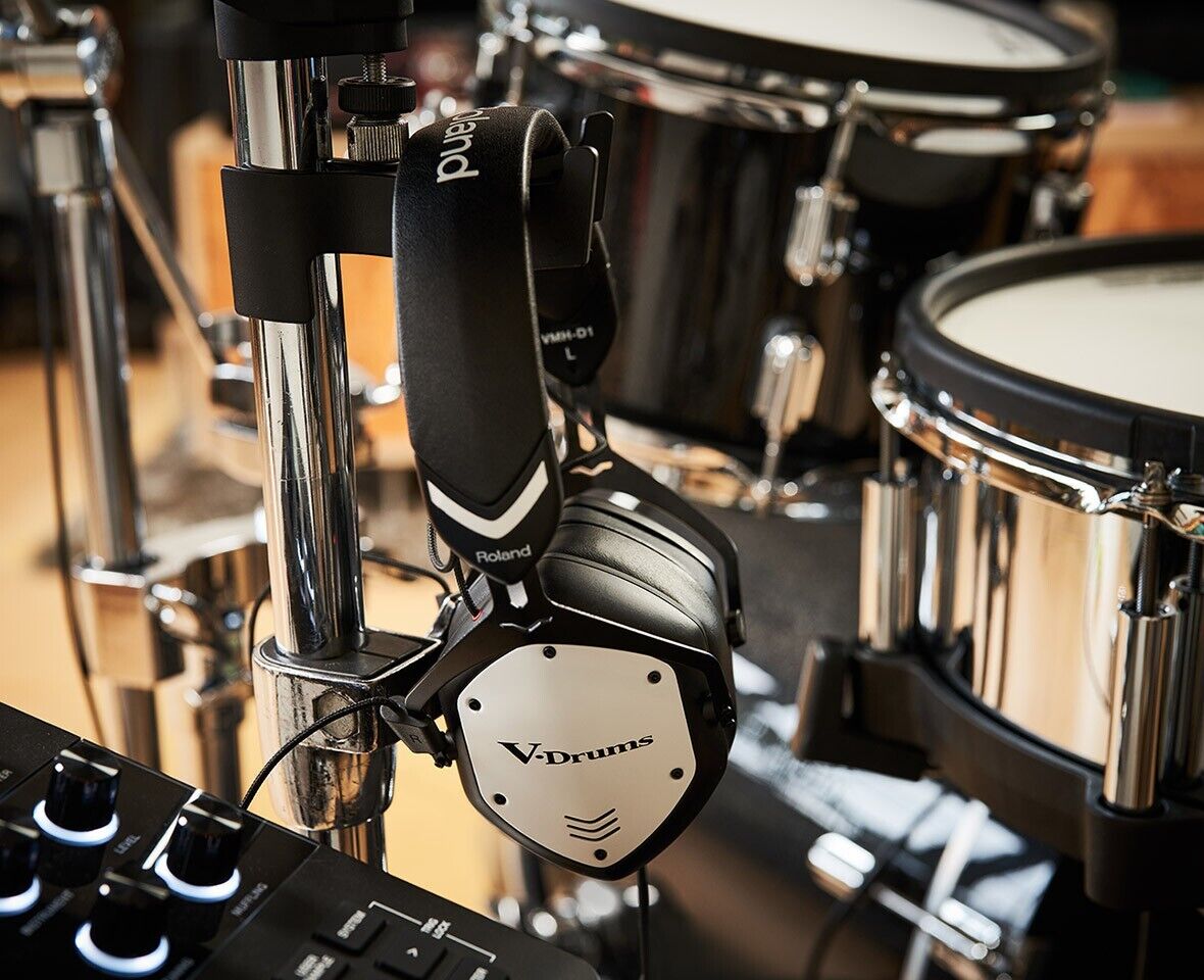 NEW Release!! Roland VMH-D1 Headphones for V-drums V-MODA 2/25 on