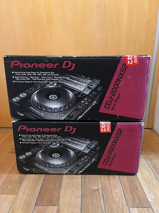 [Almost Unused] Pioneer CDJ-2000NXS2 2 Units Pair DJ Controller Turntable RARE