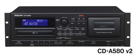 TASCAM CD-A580 v2 Commercial Cassette Recorder CD Player 100V NEW