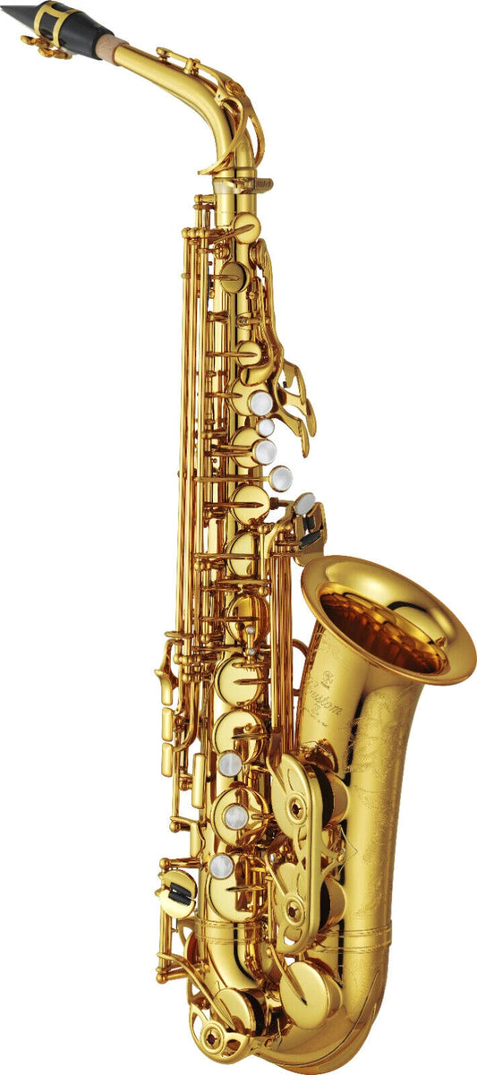 YAMAHA YAS-82Z YAS82Z Custom Alto Saxophone gold lacquer finish with body case
